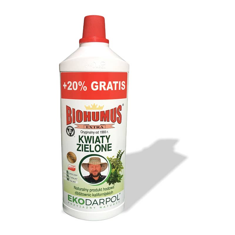 Biohumus Extra dla kwiatów zielonych 1,2l