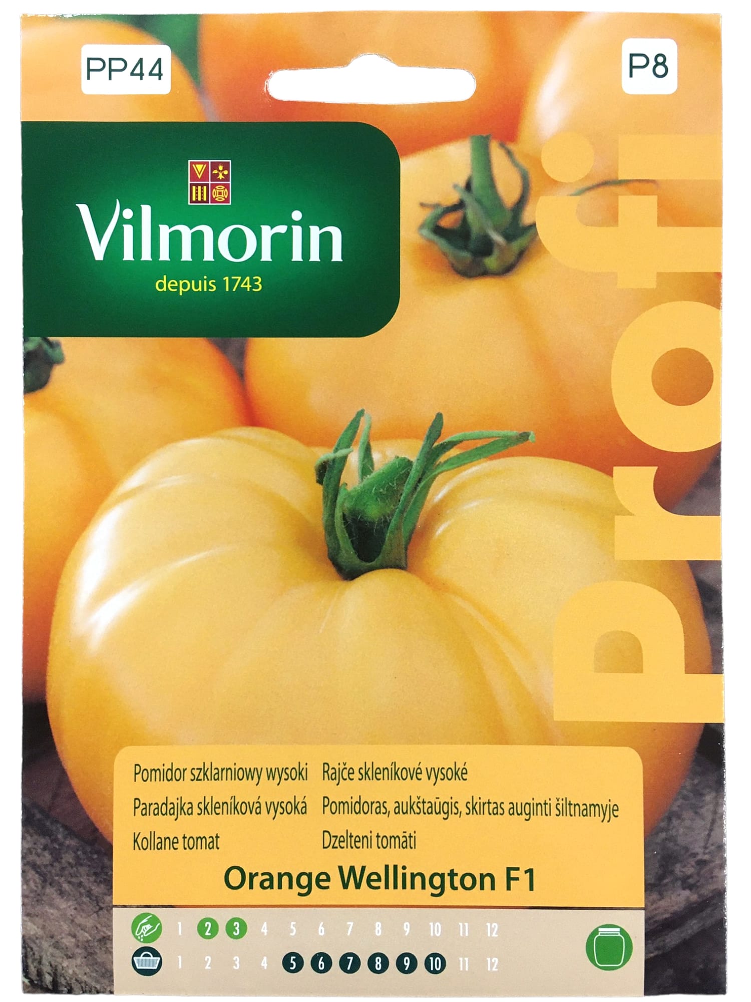 Pomidor szklarniowy Orange Wellington F1 15 nasion PROFI